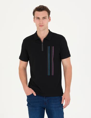 Siyah Slim Fit Tişört