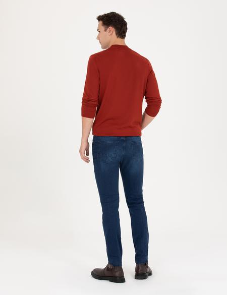 Lacivert Slim Fit Jean Pantolon - 50280209016