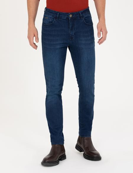 Lacivert Slim Fit Jean Pantolon - 50280209016