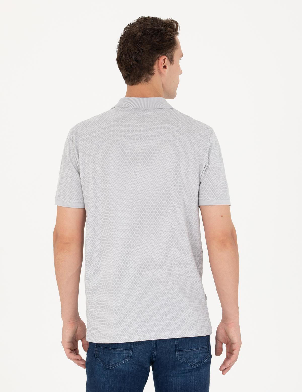 Gri Regular Fit Polo Yaka Tişört - 50273568034