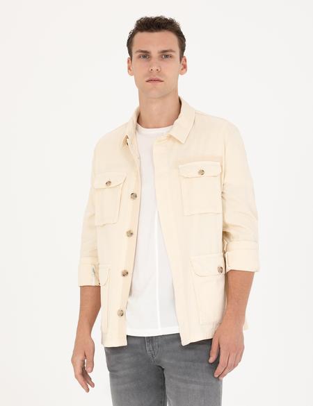 Ekru Baharlık Mont - 50266856005