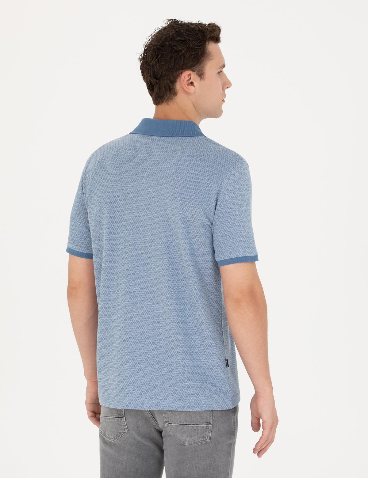 Koyu Mavi Regular Fit Polo Yaka Tişört - 50273568025