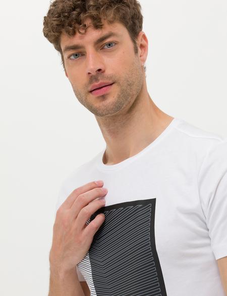 Siyah Slim Fit Bisiklet Yaka Tişört - 50262627051