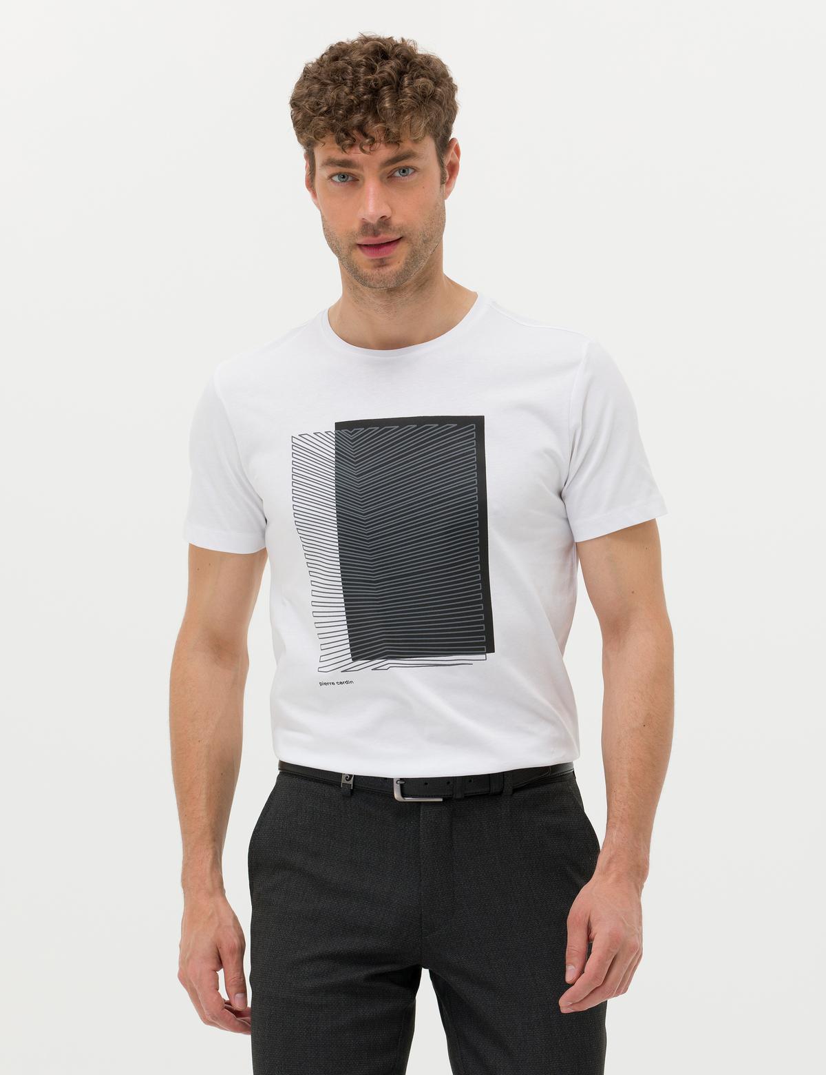 Siyah Slim Fit Bisiklet Yaka Tişört - 50262627051