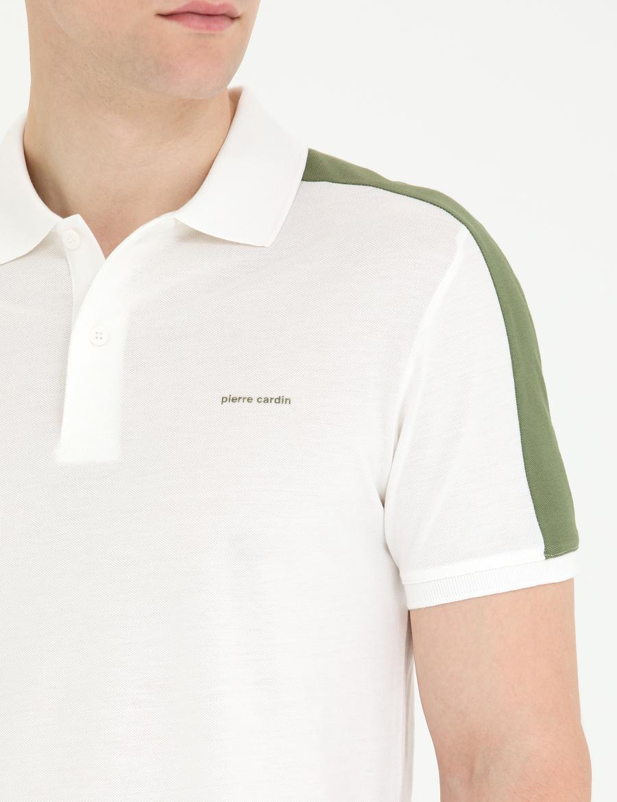 Haki Slim Fit Polo Yaka Tişört