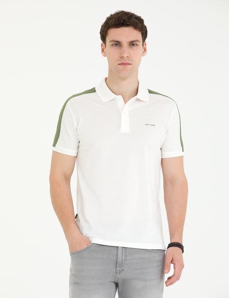 Haki Slim Fit Polo Yaka Tişört - 50273578019