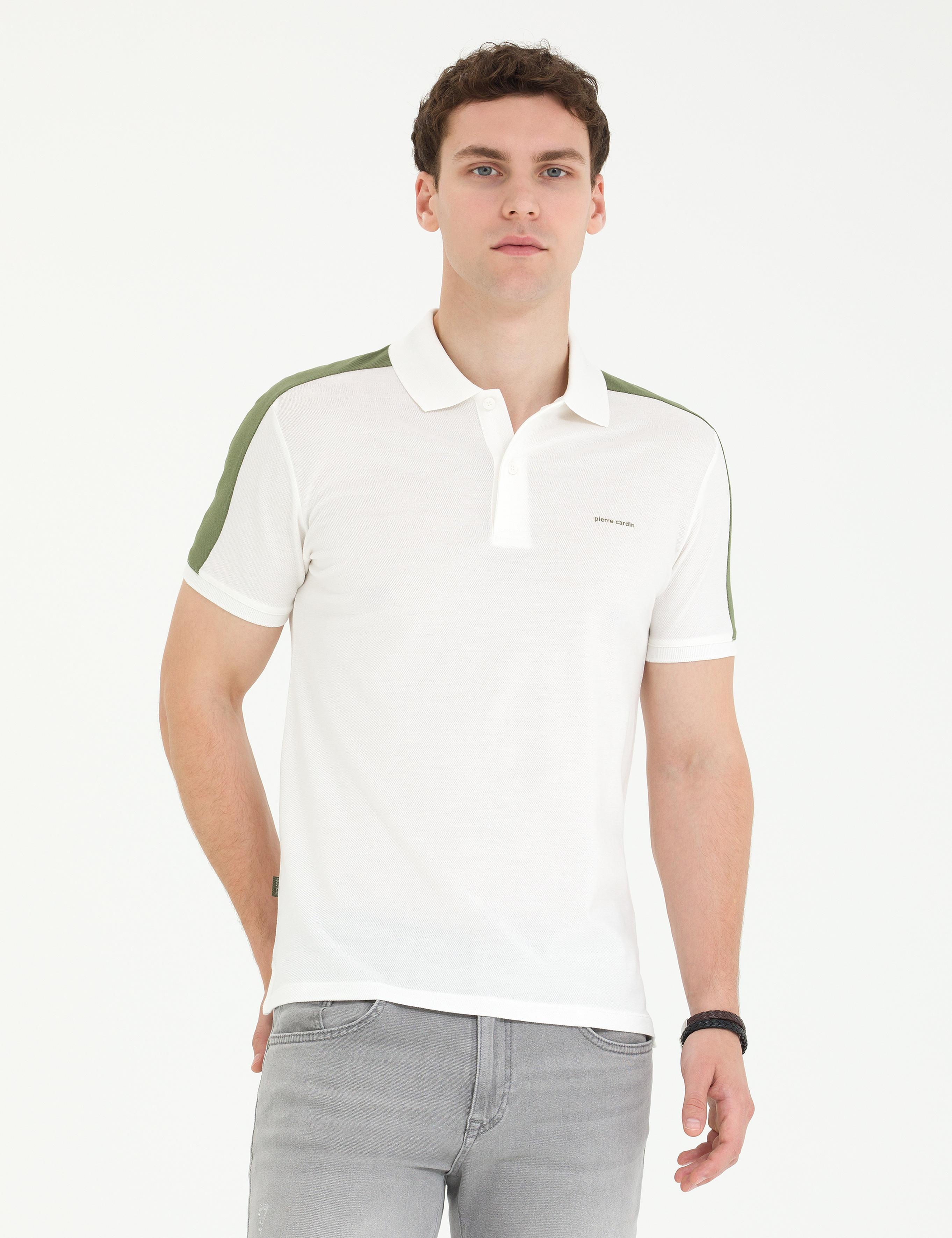 Haki Slim Fit Polo Yaka Tişört