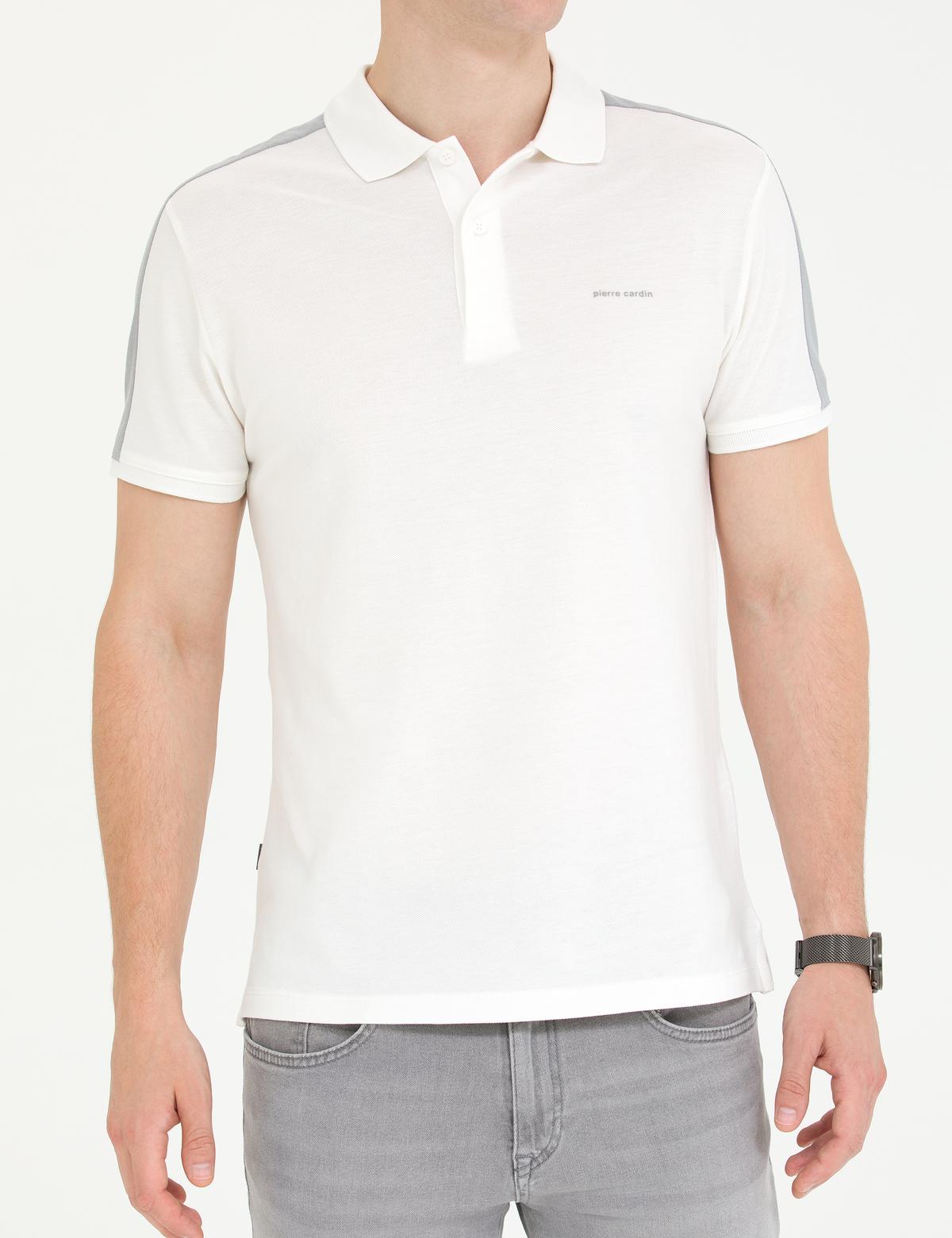 Koyu Gri Slim Fit Polo Yaka Tişört - 50273578028