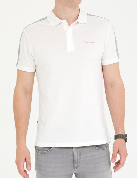 Koyu Gri Slim Fit Polo Yaka Tişört - 50273578028