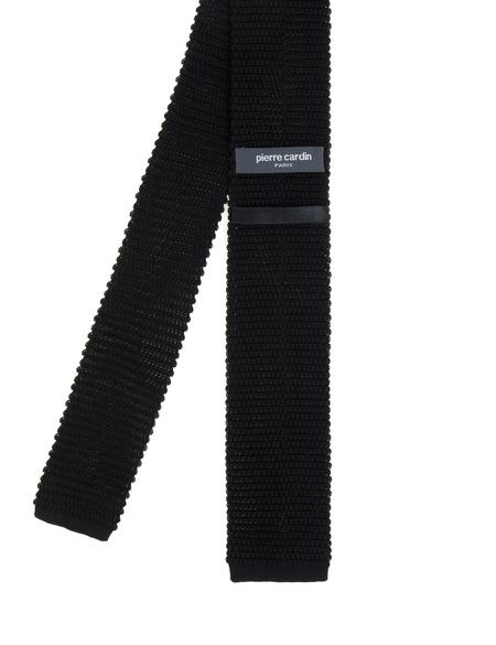 Siyah Örme Kravat - 50281494001