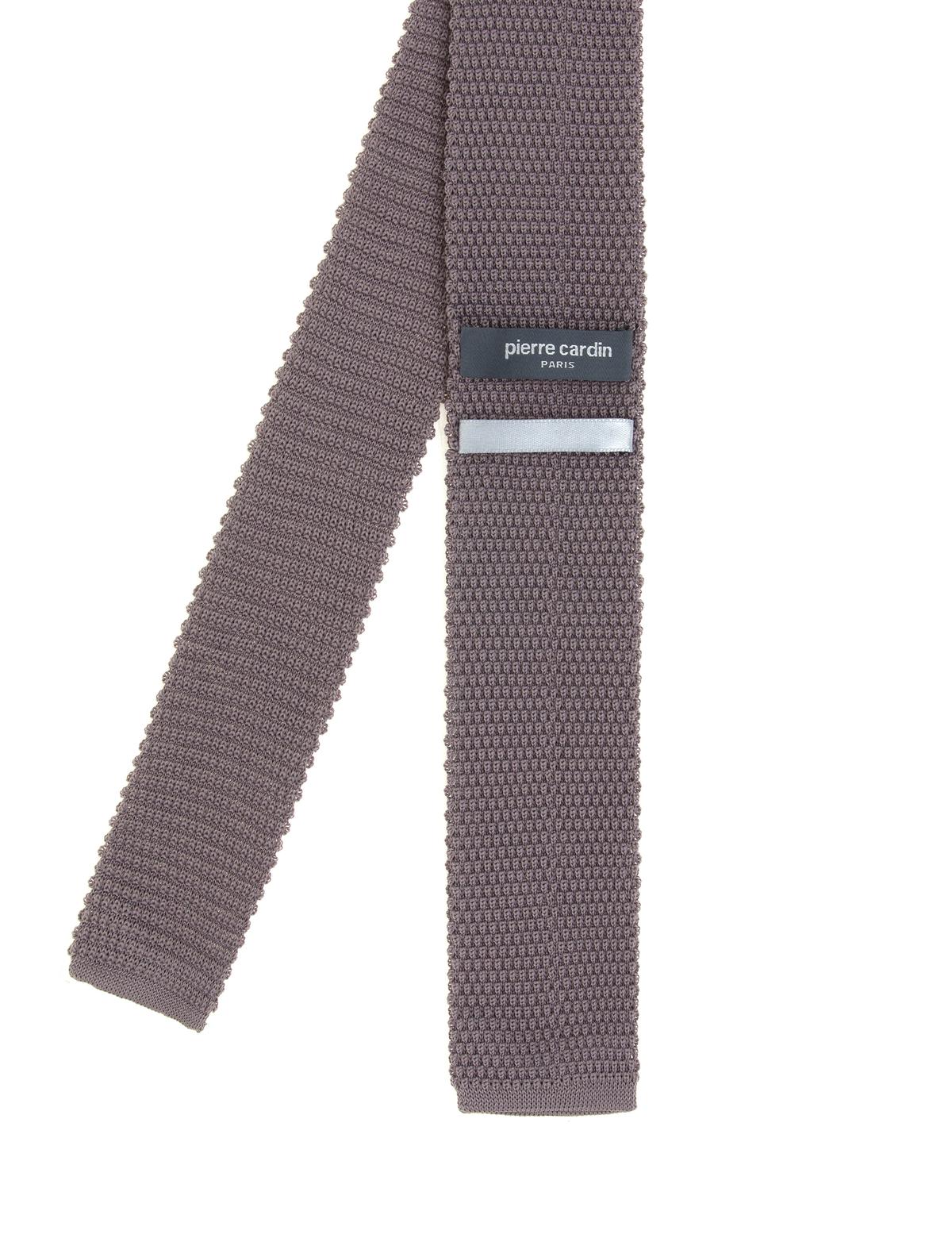 Gri Örme Kravat - 50281494002