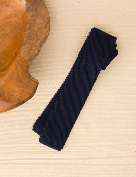 Lacivert Örme Kravat - 50281494003