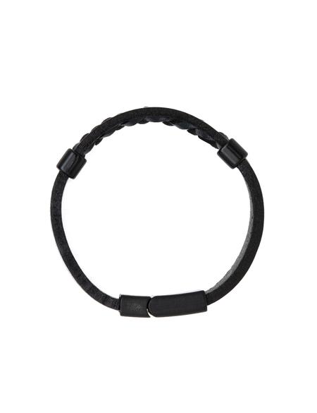 Siyah Deri Bileklik - 50269593001