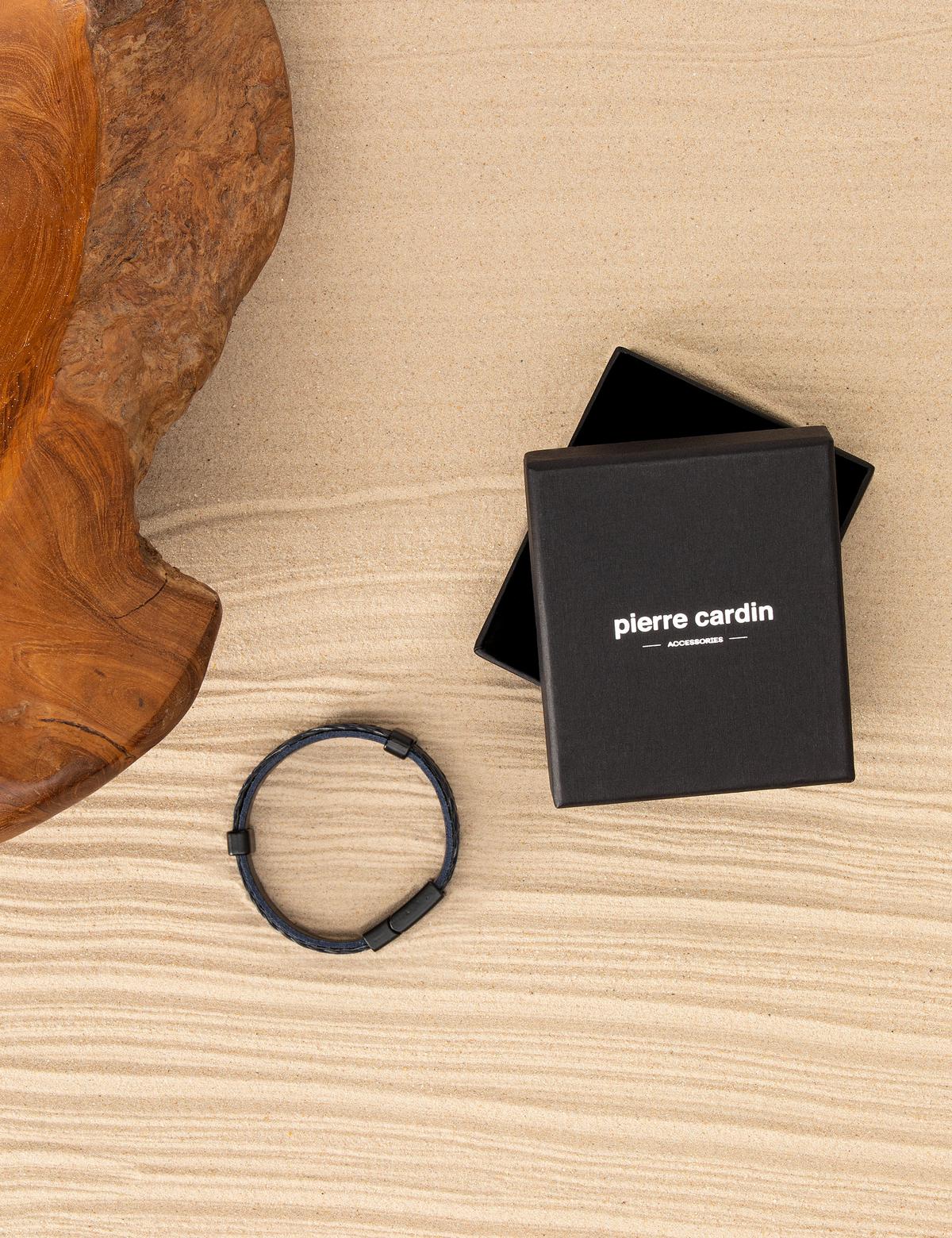 Lacivert Deri Bileklik