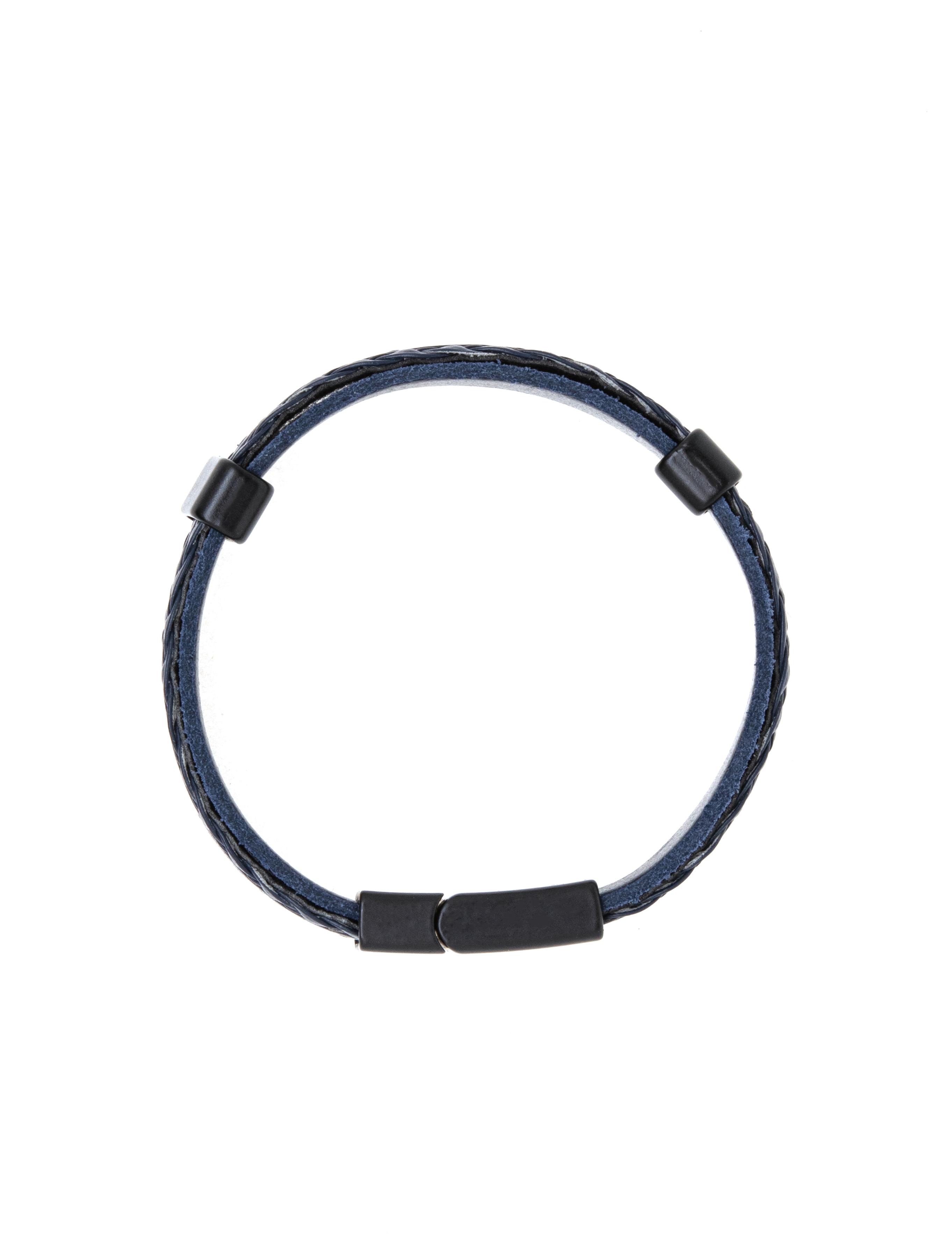 Lacivert Deri Bileklik