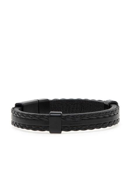 Siyah Deri Bileklik - 50279232001