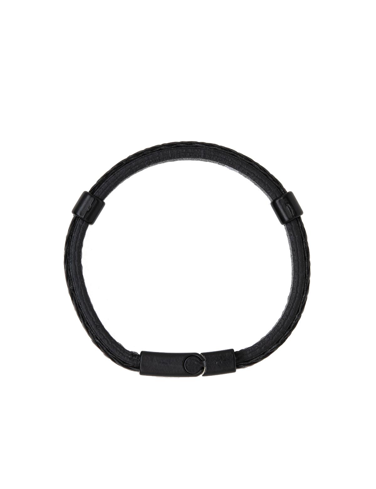 Siyah Deri Bileklik - 50279232001
