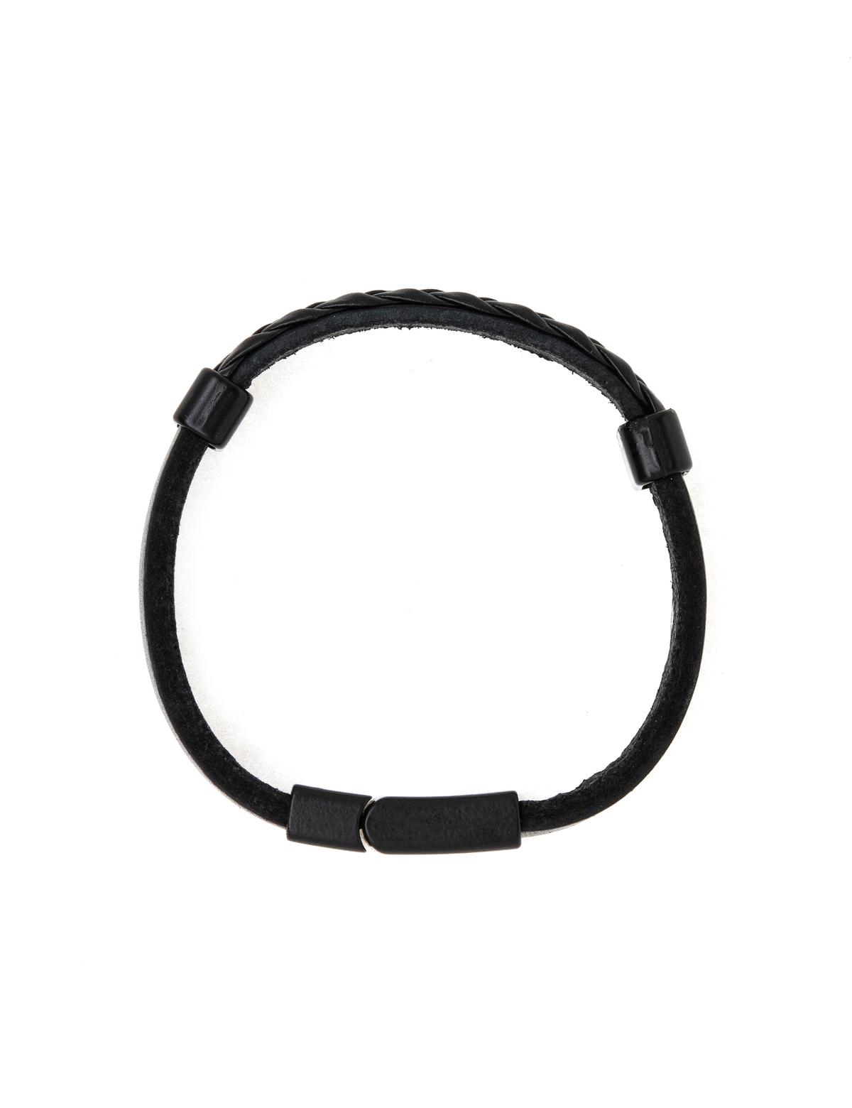 Siyah Deri Bileklik - 50279240001