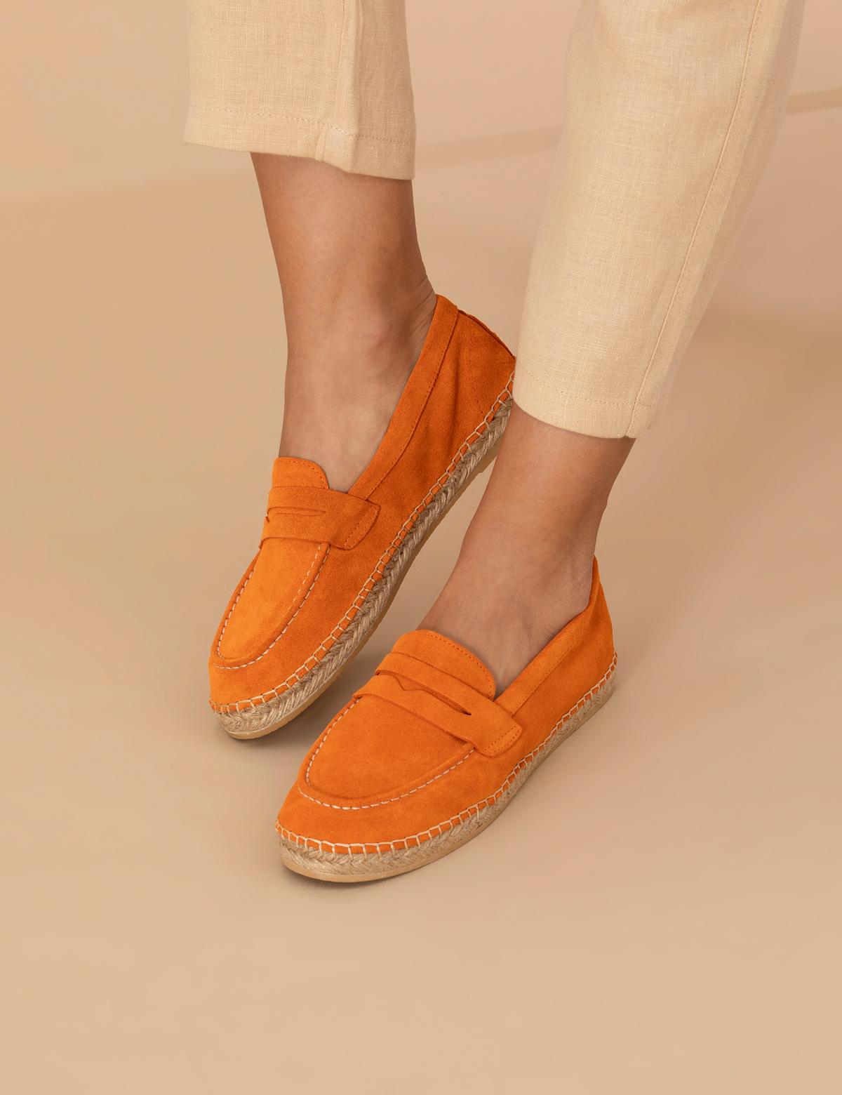 Turuncu Espadril Ayakkabı