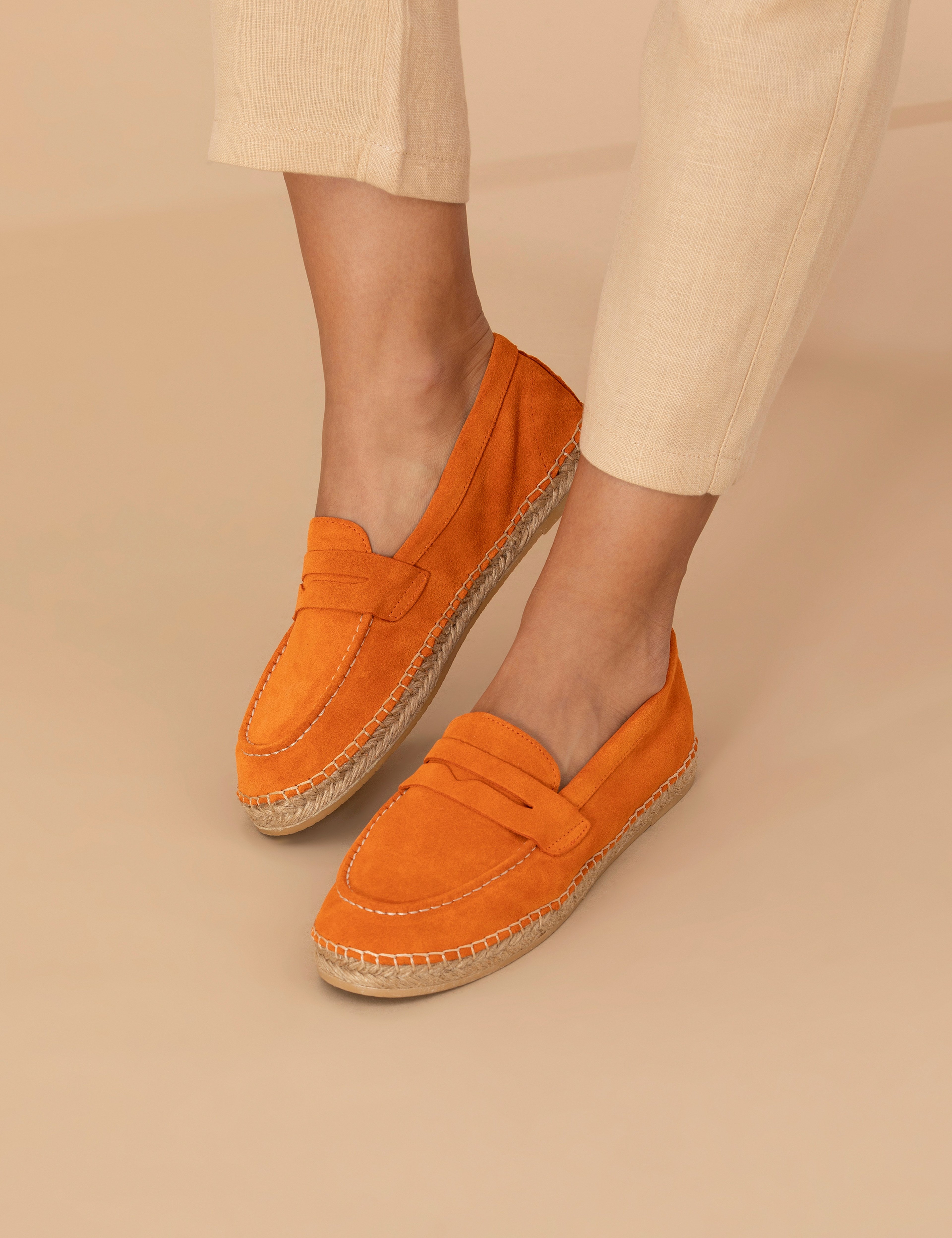 Turuncu Espadril Ayakkabı