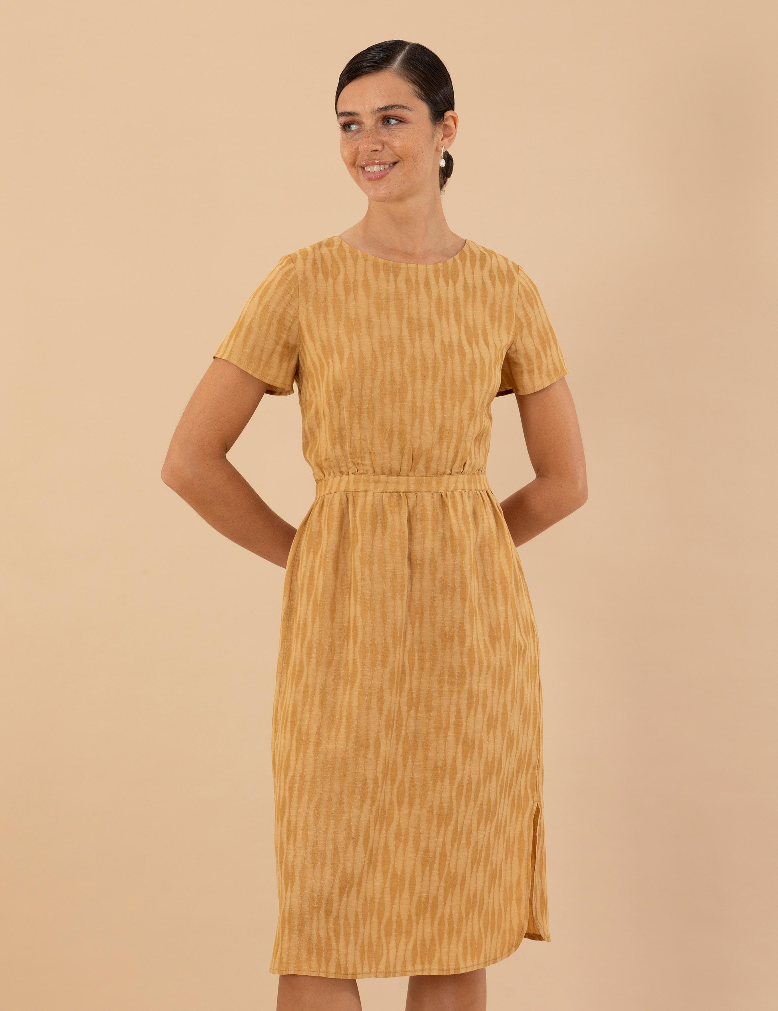 Hardal Dokuma Elbise