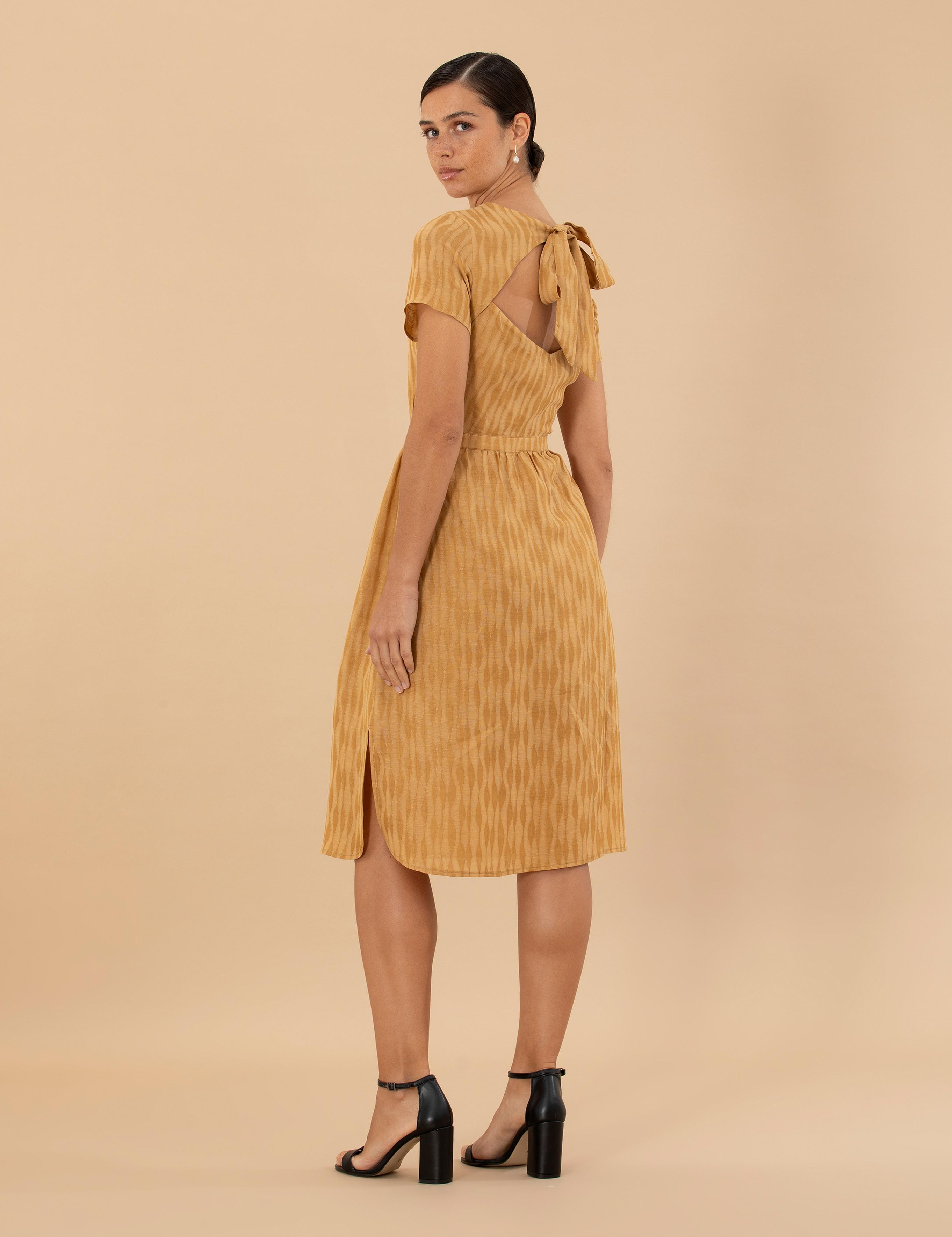 Hardal Dokuma Elbise