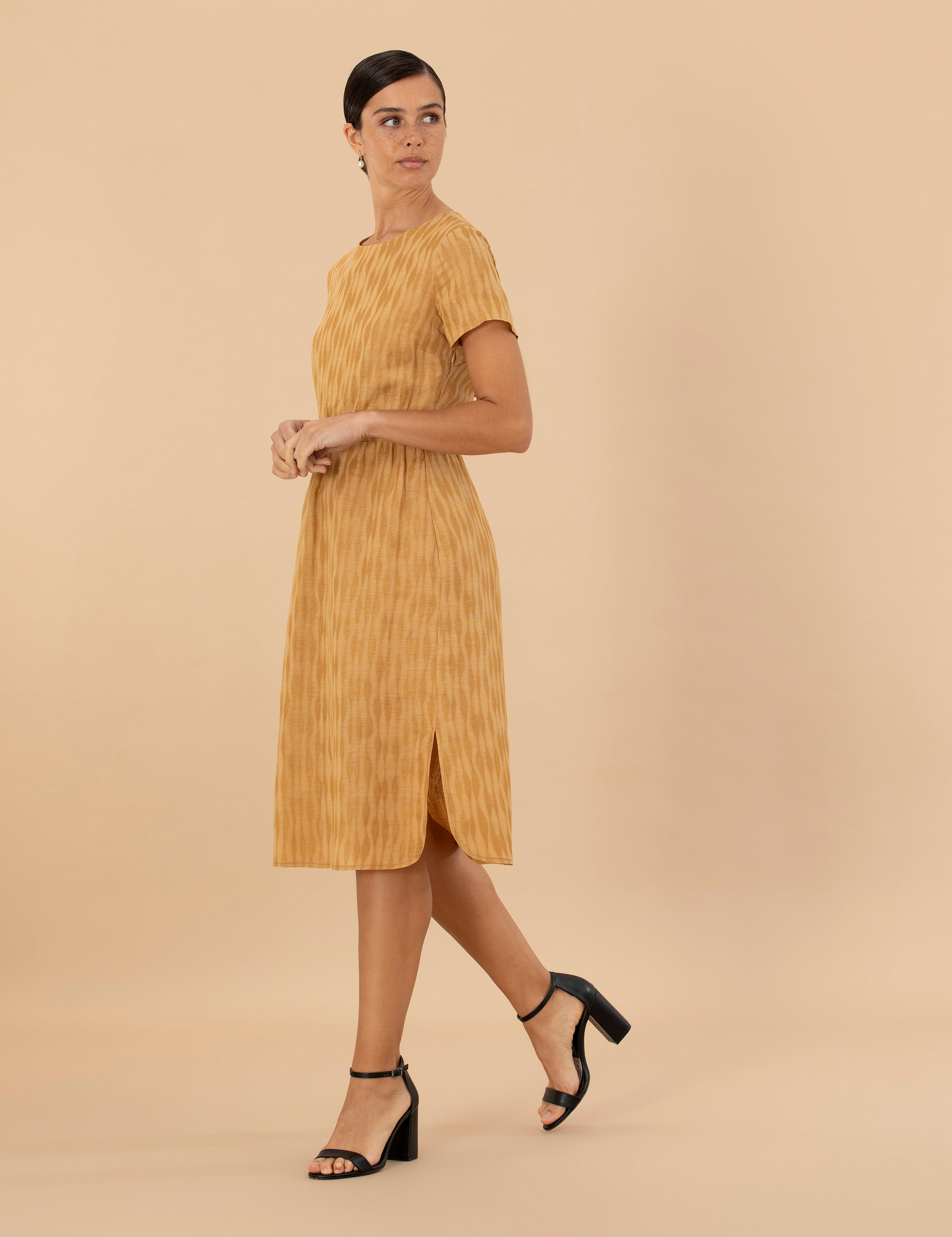 Hardal Dokuma Elbise