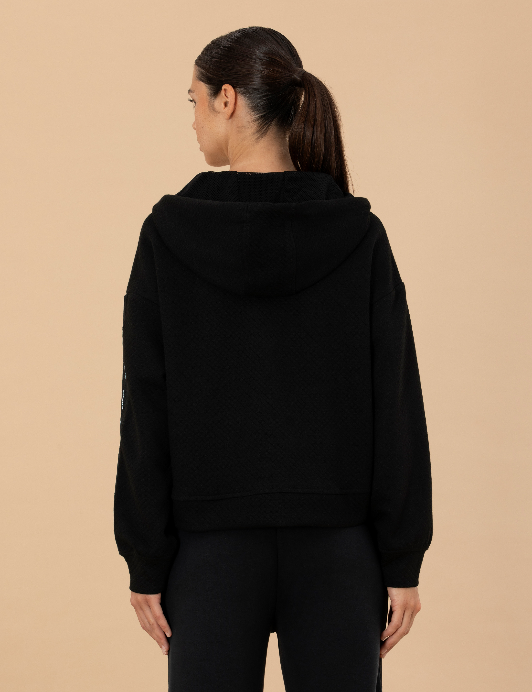 Siyah Oversize Örme Hırka - Image 5