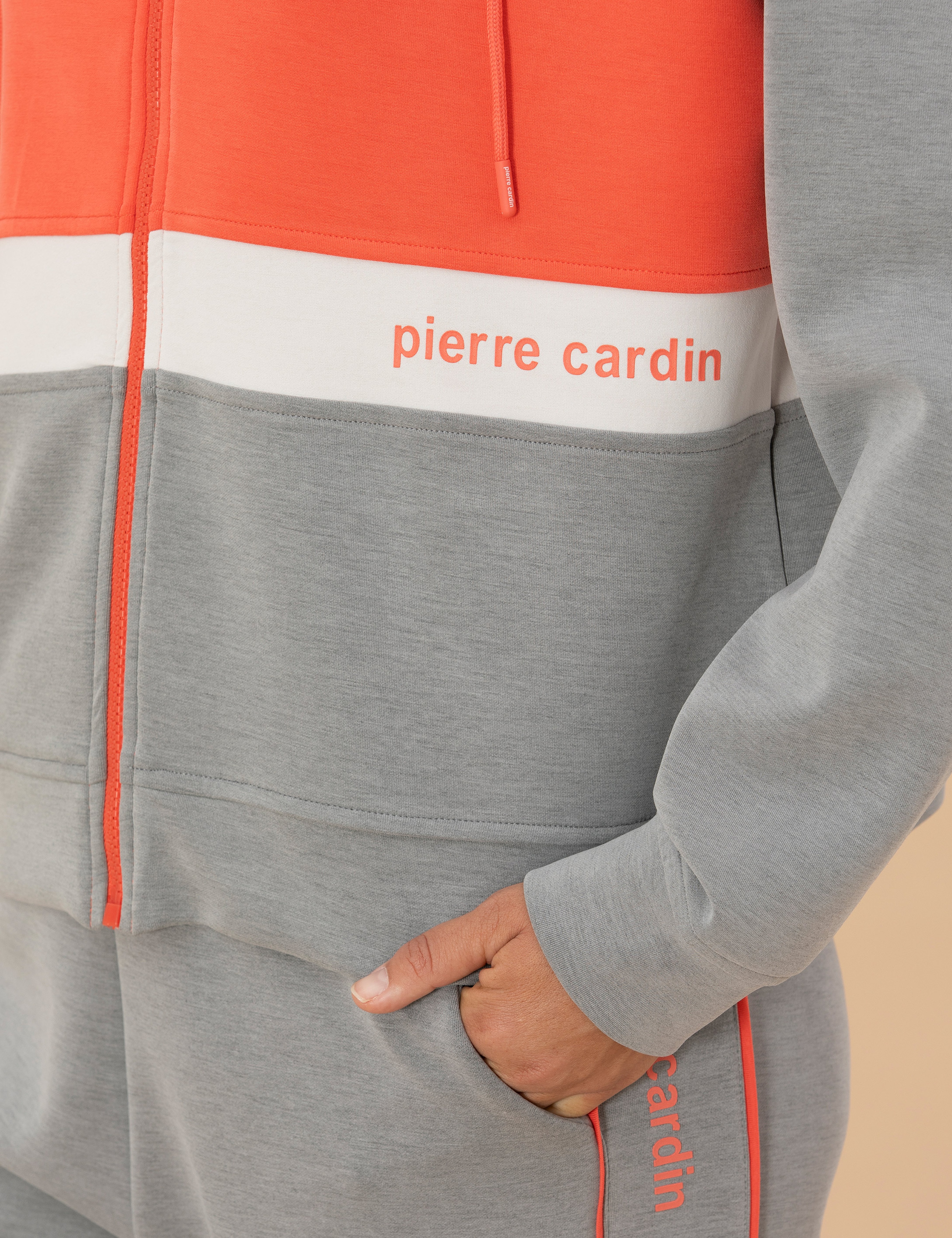 Gri Melanj Crop Top Örme Hırka