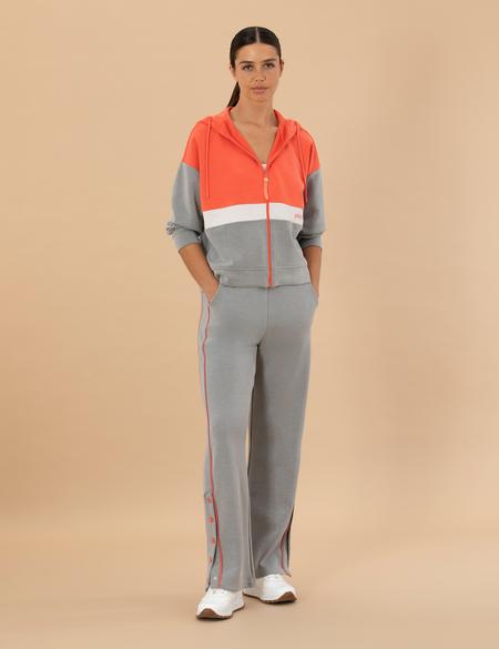 Gri Melanj Loose Fit Eşofman Altı - 50253814012