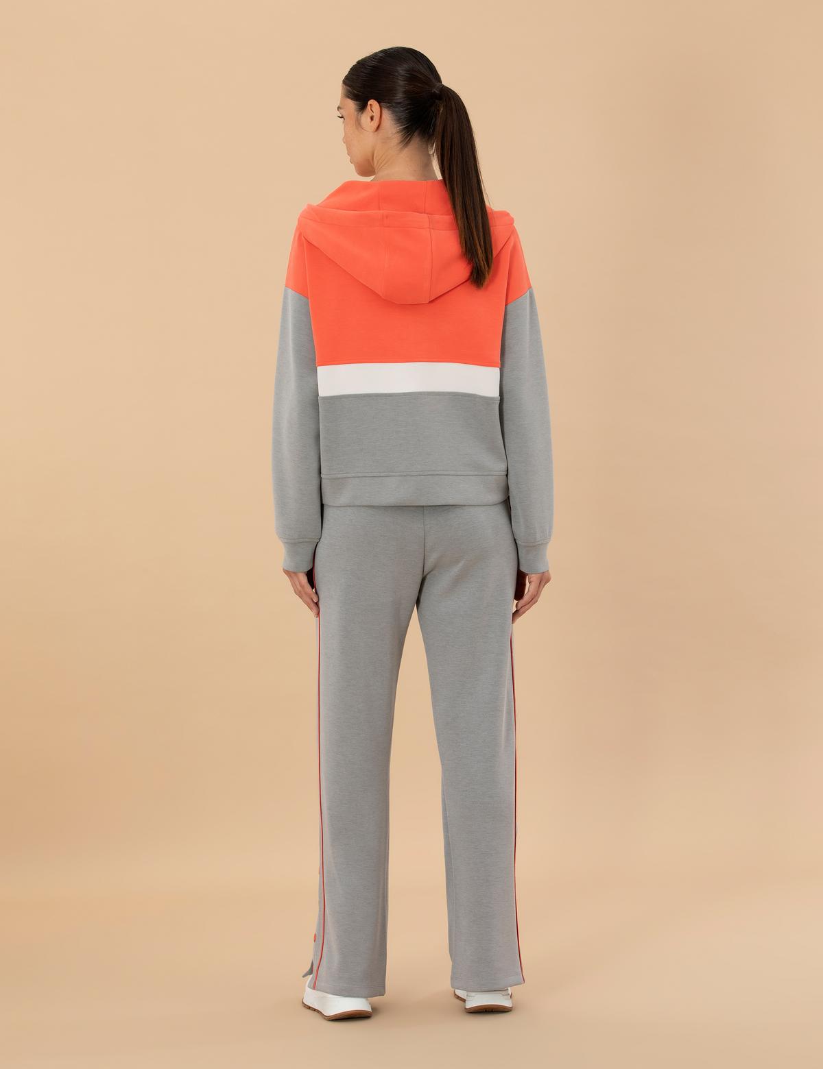 Gri Melanj Loose Fit Eşofman Altı - 50253814012