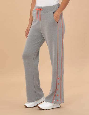 Gri Melanj Loose Fit Eşofman Altı
