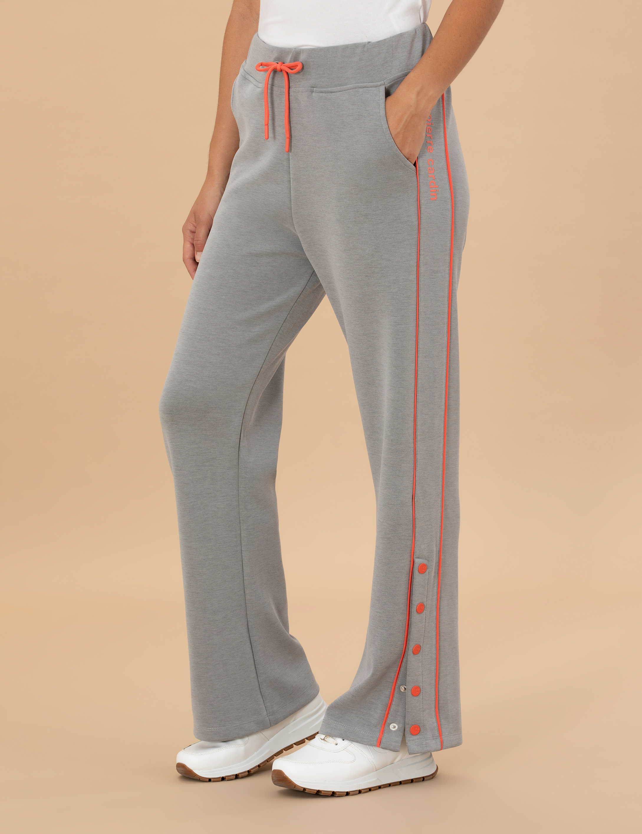Gri Melanj Loose Fit Eşofman Altı - Image 2