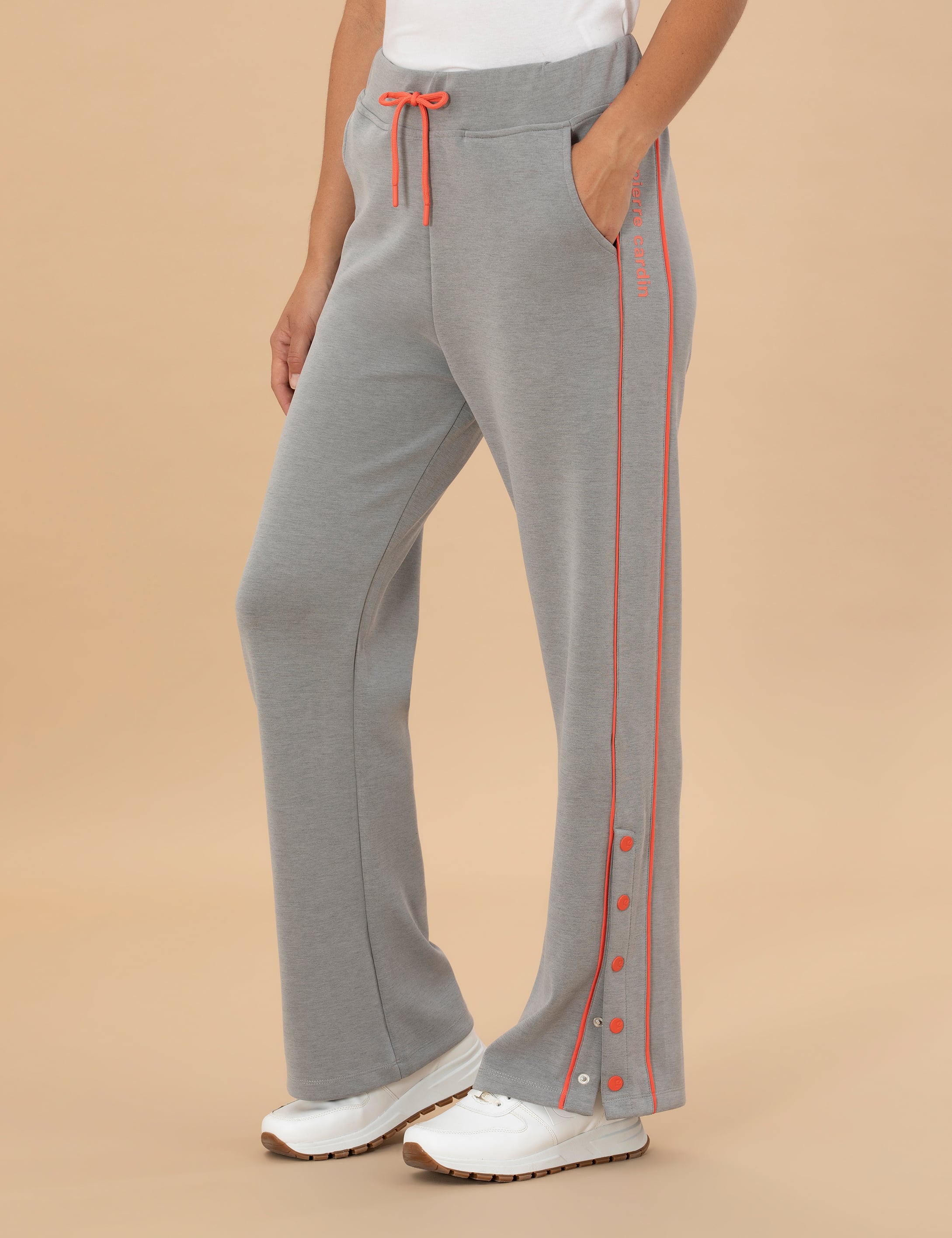 Gri Melanj Loose Fit Eşofman Altı