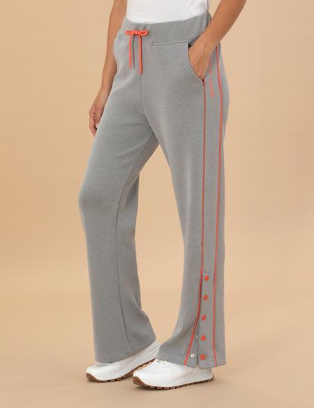 Gri Melanj Loose Fit Eşofman Altı - 50253814012