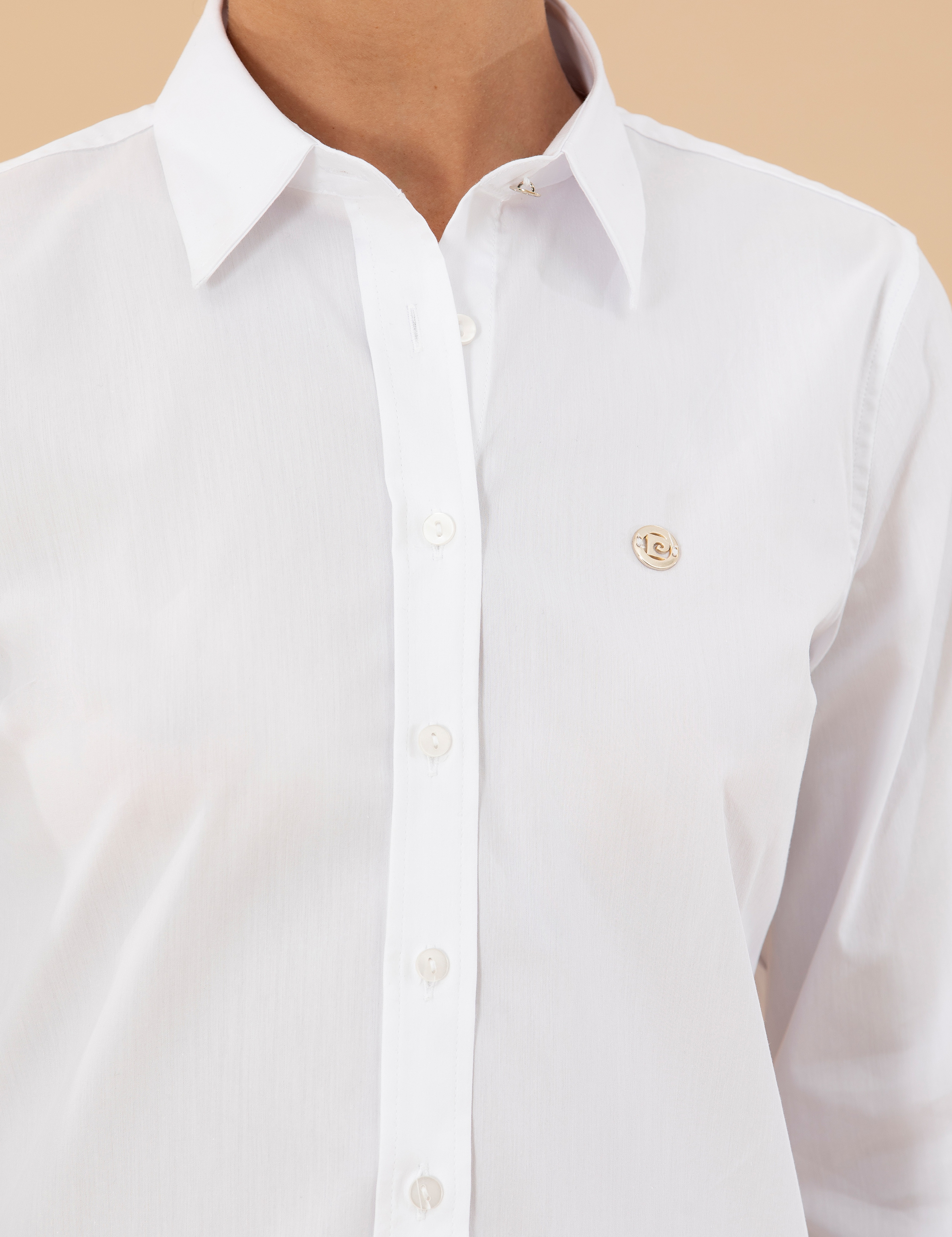 Beyaz Slim Fit Uzun Kollu Gömlek - Image 7