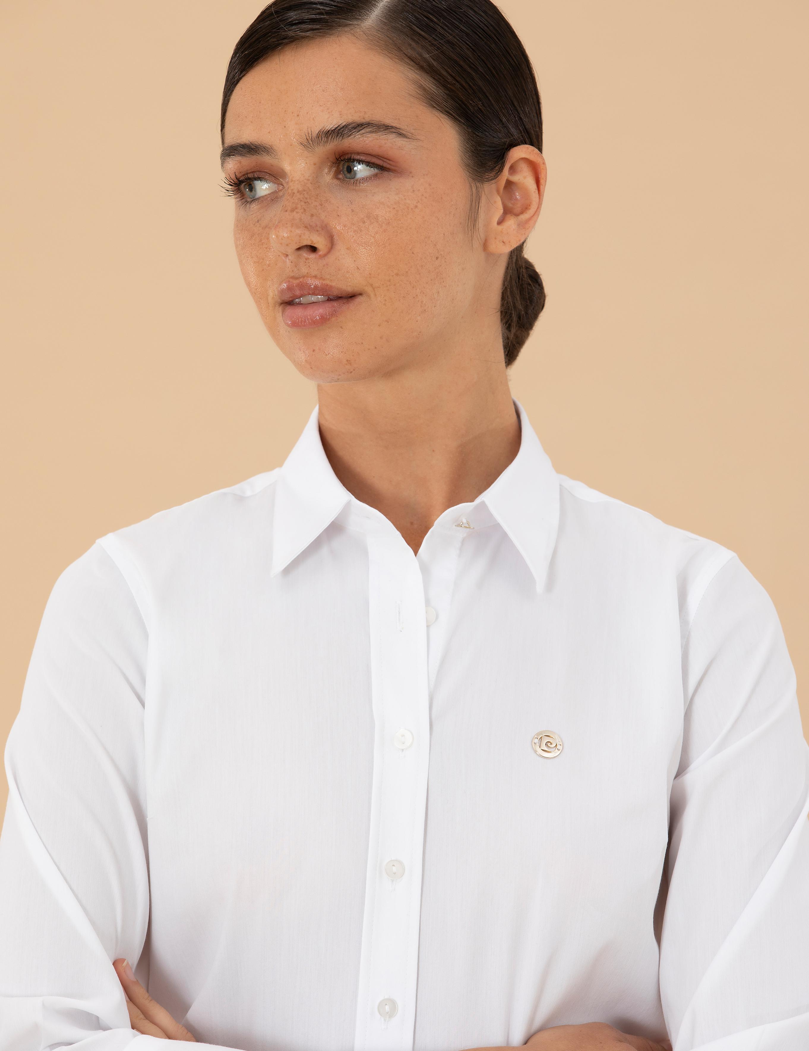 Beyaz Slim Fit Uzun Kollu Gömlek