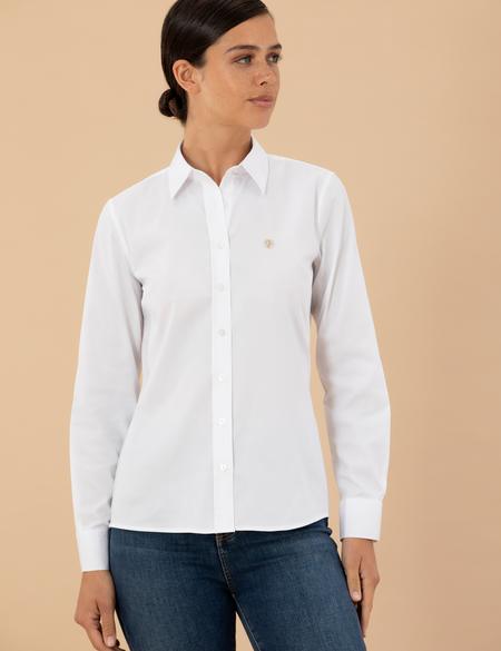 Beyaz Slim Fit Uzun Kollu Gömlek - 50262541017