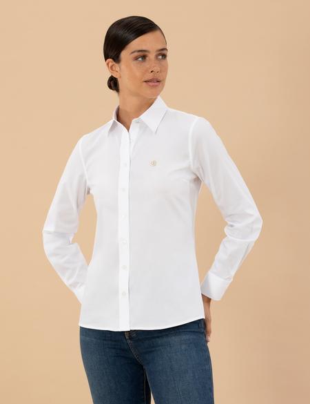 Beyaz Slim Fit Uzun Kollu Gömlek - 50262541017