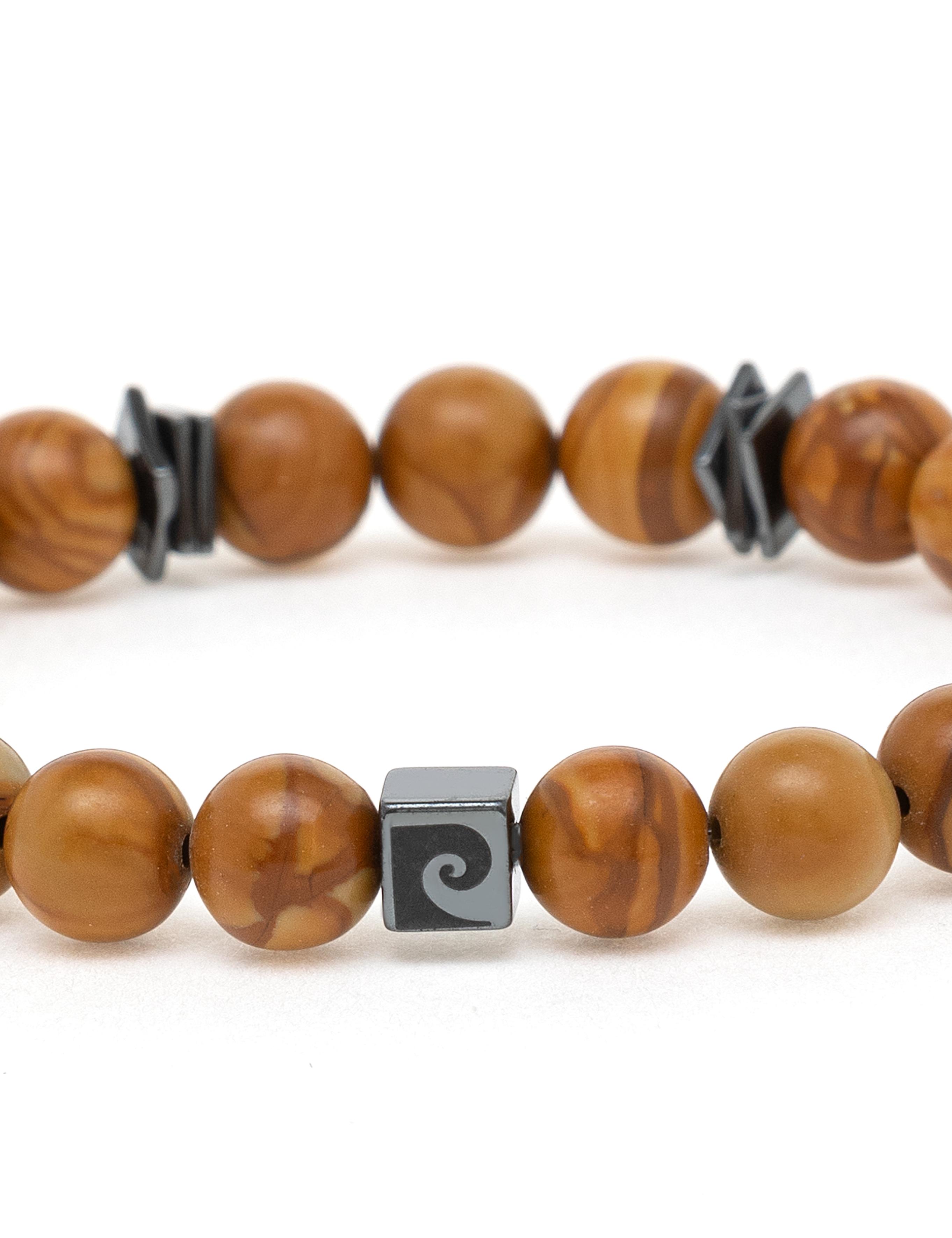Kahverengi Taş Bileklik
