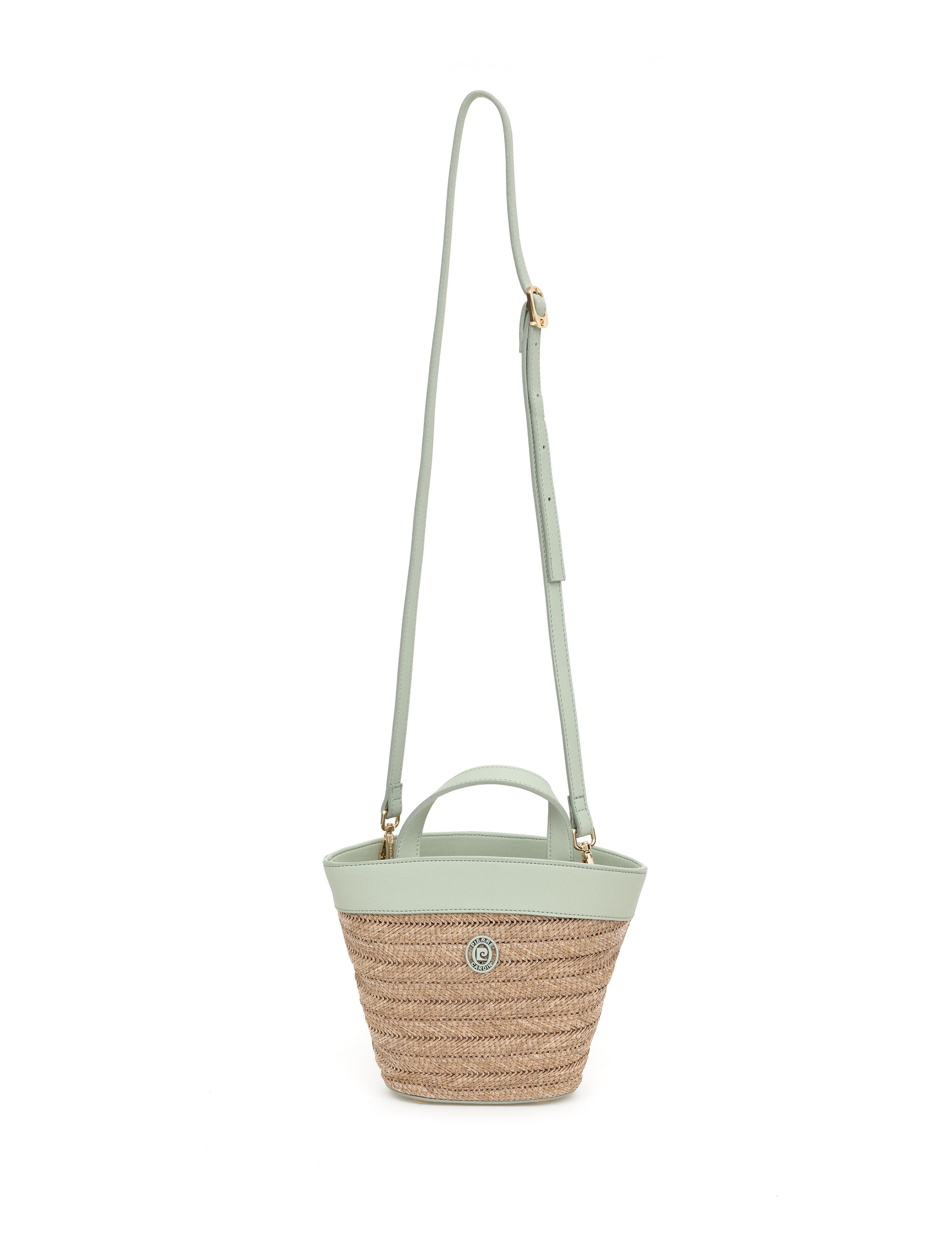 Yeşil Hasır Çapraz Çanta