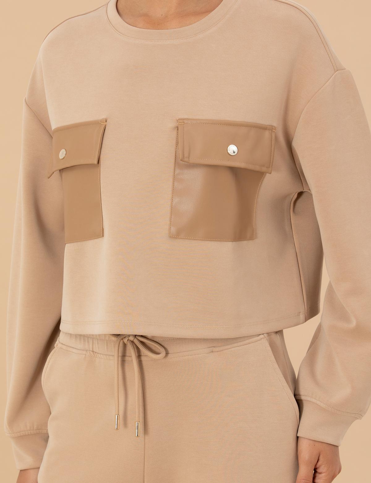 Bej Sweatshirt - 50273759013