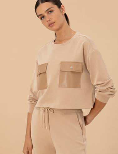 Bej Sweatshirt