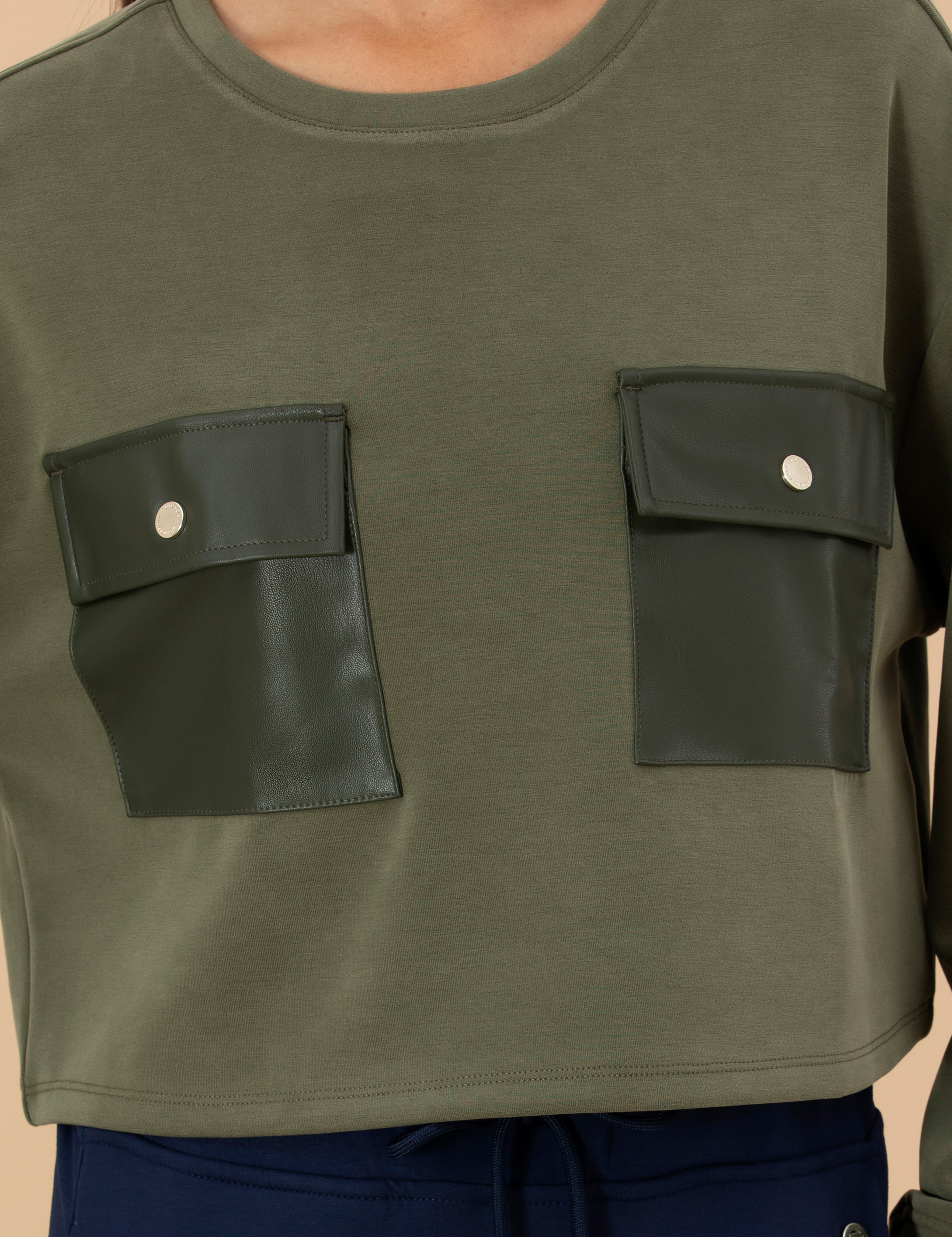 Pierre Cardin Haki Sweatshirt görsel 6