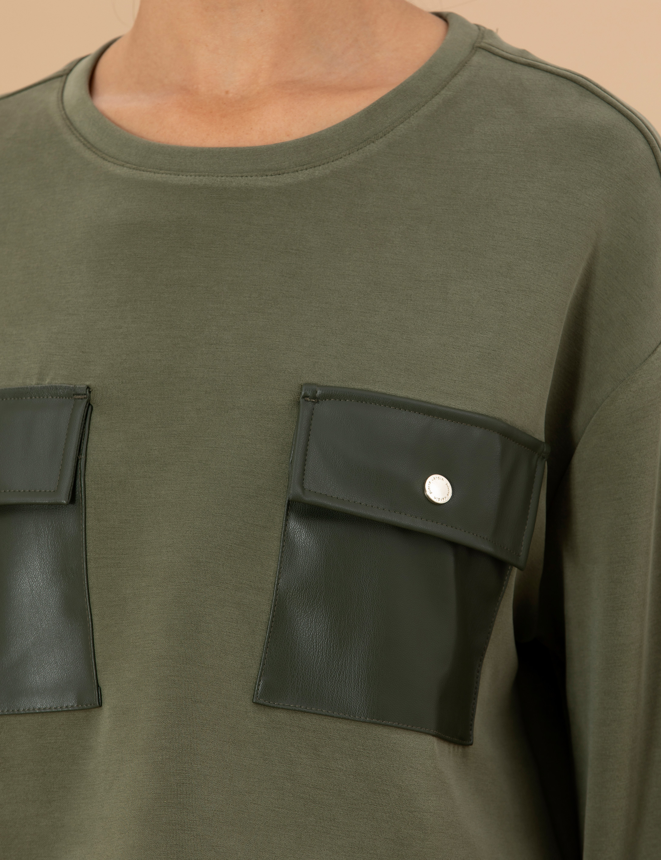 Pierre Cardin Haki Sweatshirt görsel 7