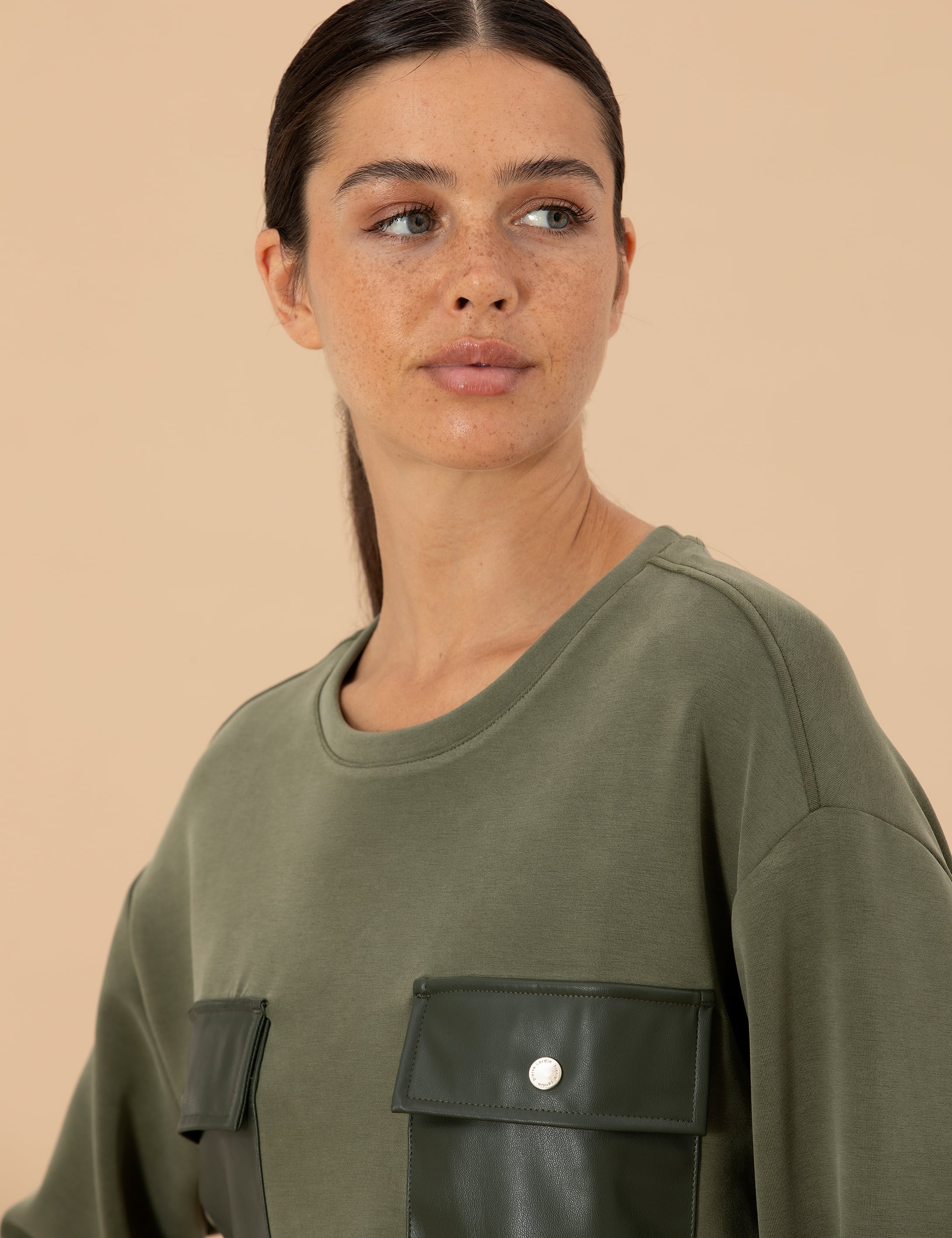 Pierre Cardin Haki Sweatshirt görsel 2