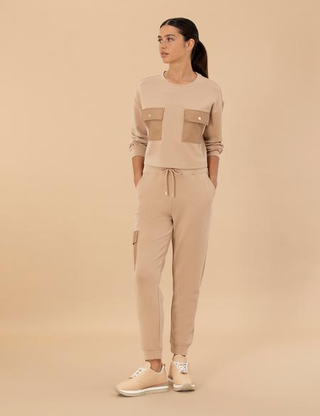 Bej Regular Fit Eşofman Altı - 50273762004