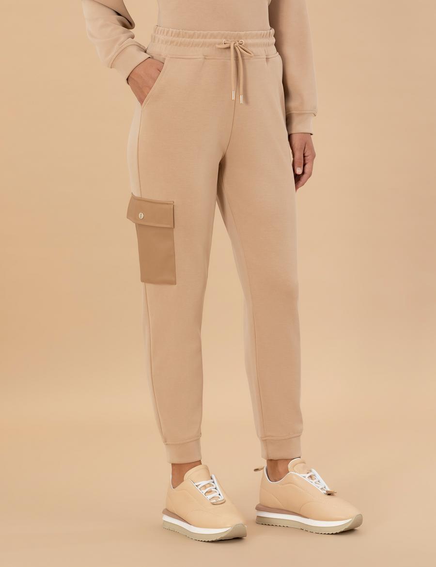 Bej Regular Fit Eşofman Altı