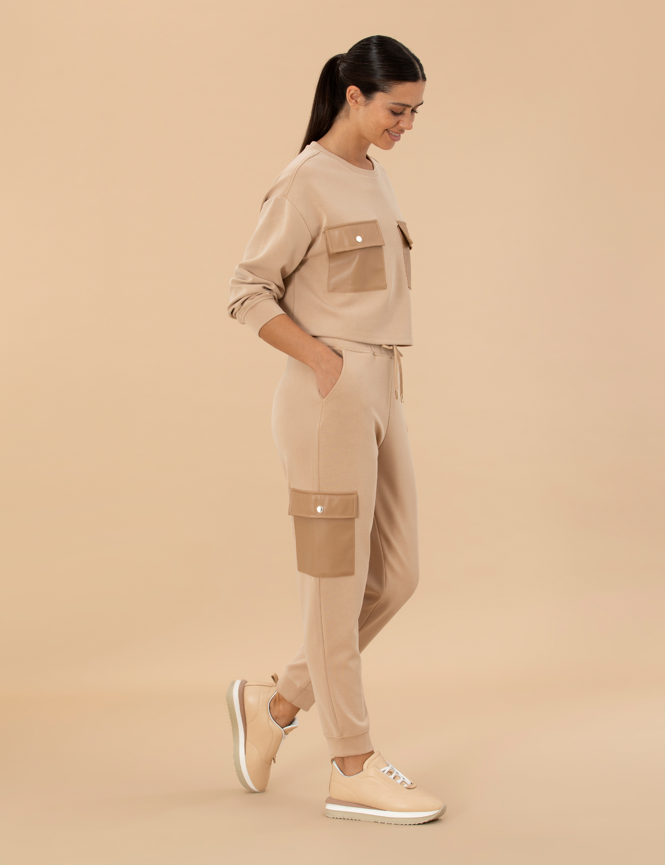 Pierre Cardin Bej Regular Fit Eşofman Altı görsel 3