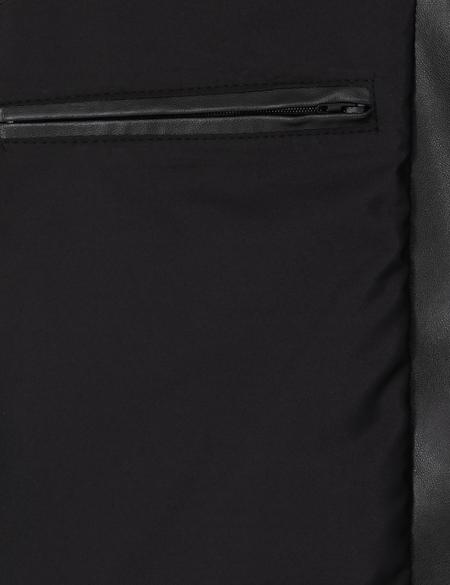 Siyah Deri Ceket - 50280327001